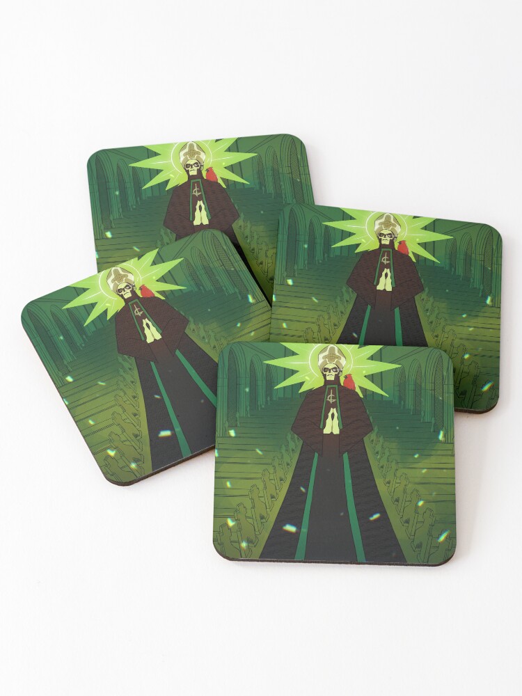Thumbnail 1 of 5, Coasters (Set of 4), Square Hammer designed and sold by unethicallysrcd.