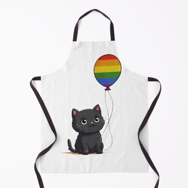 Item preview, LGBT Gay Pride Flag Happy Cat designed and sold by LynnePham.