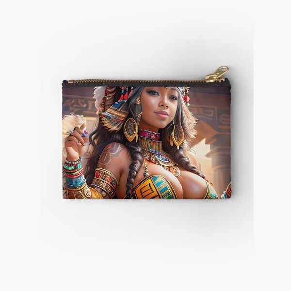 Item preview, Sexy black girl in a palace with tribal adornments designed and sold by zotilus.
