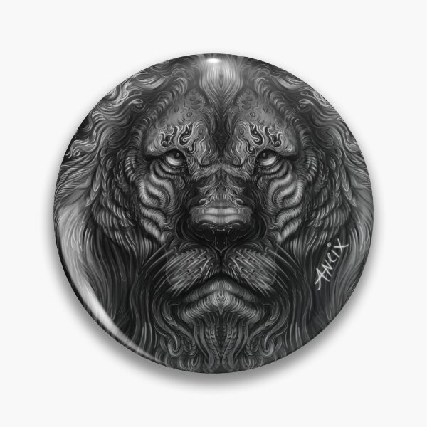 Item preview, Lion face designed and sold by ANEIX.