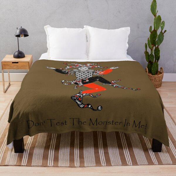 Item preview, Don' Test The Monster In Me!  Famous Joker Sayings  Funny Text 	 designed and sold by nzfxrefcqe22.