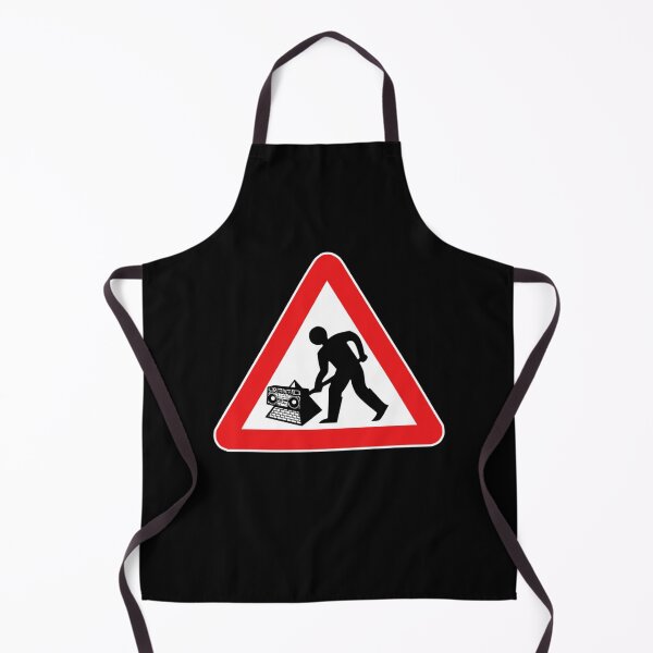 Item preview, Achtung Mu Mu bei der Arbeit (Rotes Dreieck) Funktionsshirt designed and sold by stephensgeo.