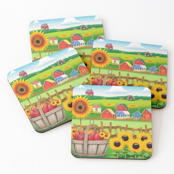Item preview, Whimsical Farm Artwork designed and sold by khuuormocp.