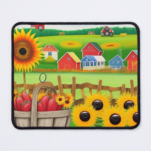 Item preview, Whimsical Farm Artwork designed and sold by khuuormocp.