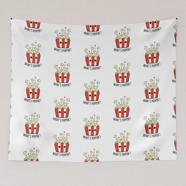 Item preview, What's Poppin Funny Popcorn Puns  designed and sold by punnybone.