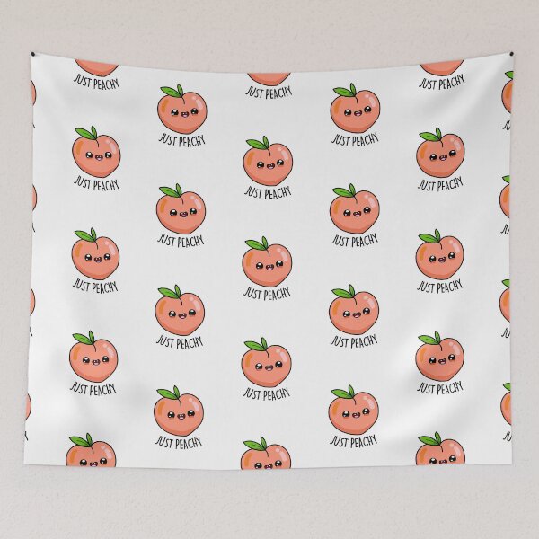 Item preview, Just Peachy Funny Peach Puns  designed and sold by punnybone.