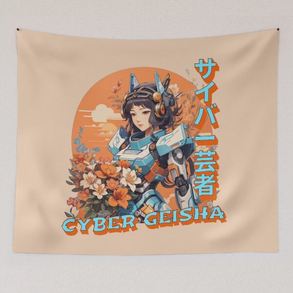 Item preview, Digital Memoirs: Unveiling the Cyber Geisha's Secrets designed and sold by ArtisticSparkle.