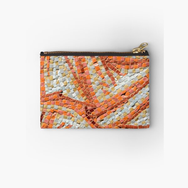 Item preview, Abstract Ribbon Mosaic in Happy Oranges and Mellow Yellows designed and sold by Georgia Mizuleva.