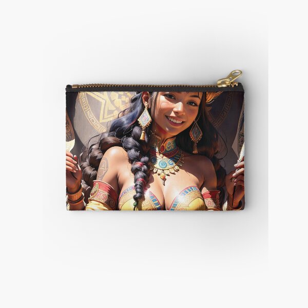 Item preview, Cheerful and super cute latin girl with little flags designed and sold by zotilus.