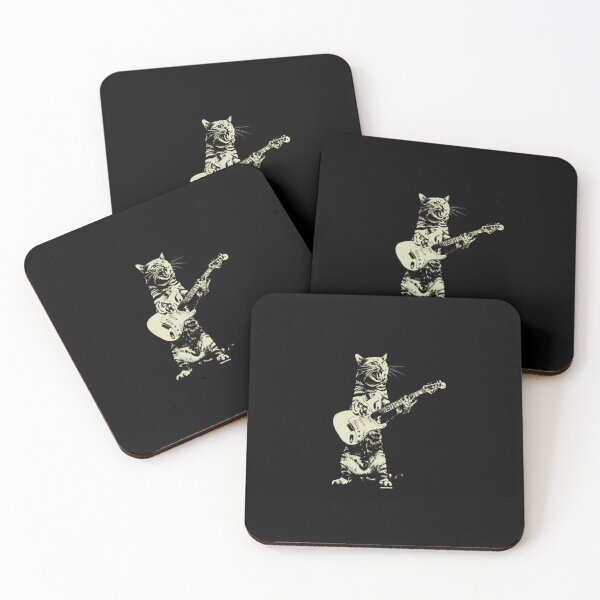 Item preview, Cat playing guitar  Essential  designed and sold by Thomuyon.