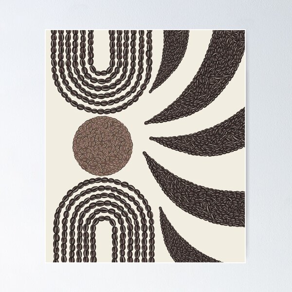 Item preview, Modern Organic-Organic Elegance-Coffee Wall Art-Coffee Beans designed and sold by artcolory.