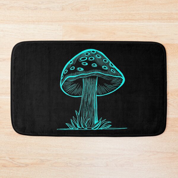 Item preview, Light Blue, Turquoise Mushroom designed and sold by DaveDanchuk.