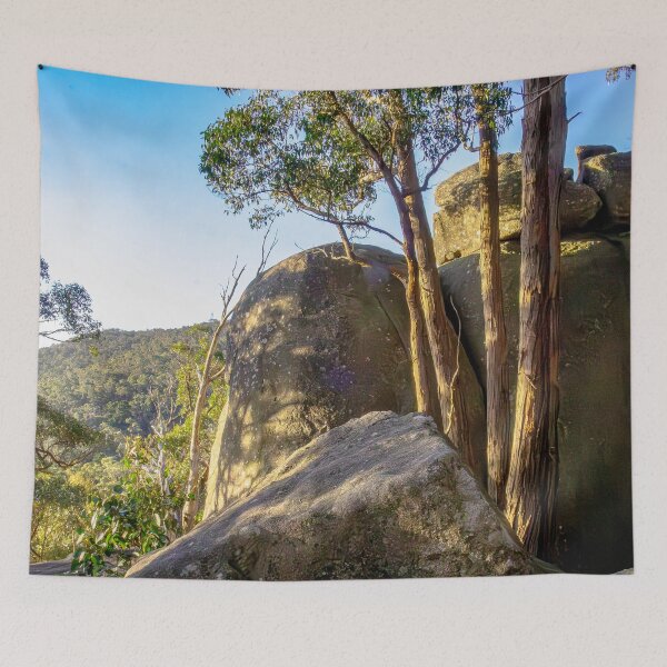 Item preview, Setting Sun at Giant Granite Boulders at the Dog Rocks - Mount Alexander, Victoria designed and sold by Steven Jodoin.