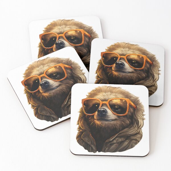 Item preview, Cool sloth with sunglasses designed and sold by CrittersHub.