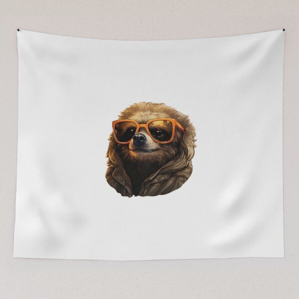 Item preview, Cool sloth with sunglasses designed and sold by CrittersHub.