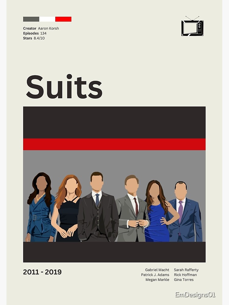 Poster Season Of Suits Netflix Season Of Suits On Amazon Prime New