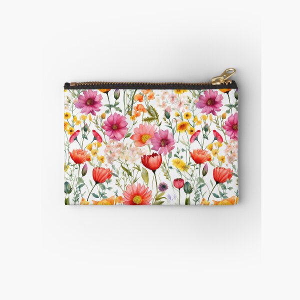 Item preview, Pink Orange Red Watercolor Flowers designed and sold by junkydotcom.