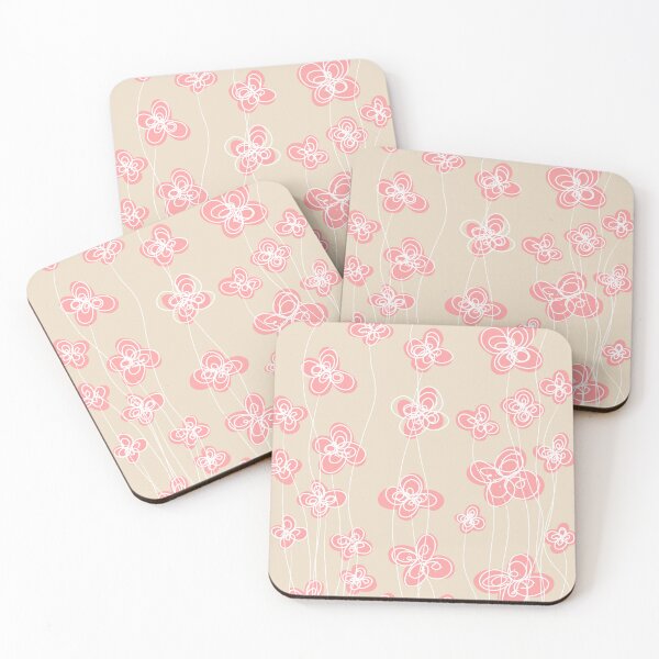 Item preview, Pink summer vintage flower bloom designed and sold by dearDoddle.