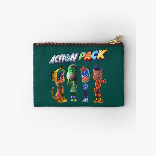 Item preview, action pack characters Funny action pack cartoon gift for kids   designed and sold by Hijionpelim.