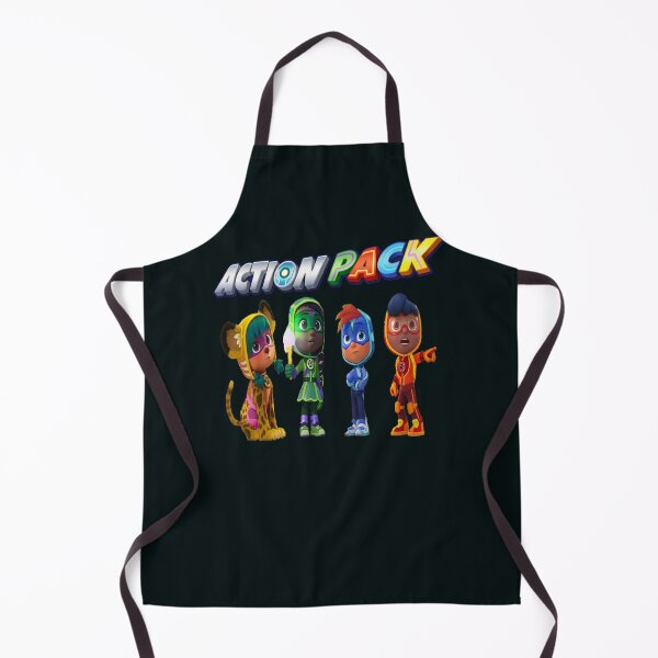 Item preview, action pack characters Funny action pack cartoon gift for kids   designed and sold by Hijionpelim.