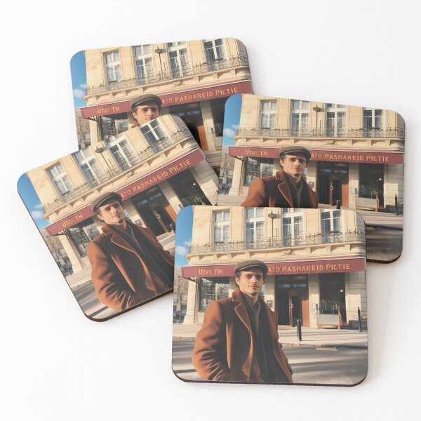 Item preview, French Dispatch actor in front of the building 3 designed and sold by ericpartee.
