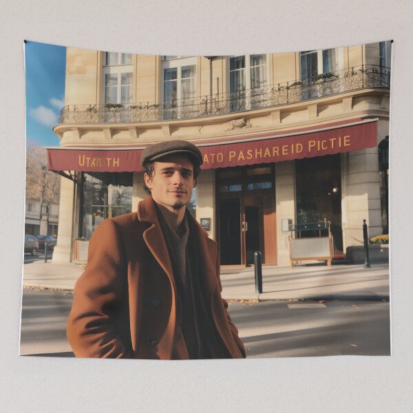 Item preview, French Dispatch actor in front of the building 3 designed and sold by ericpartee.