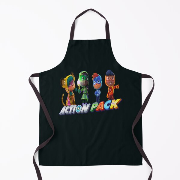 Item preview, action pack characters Funny action pack cartoon gift for kids designed and sold by Hijionpelim.
