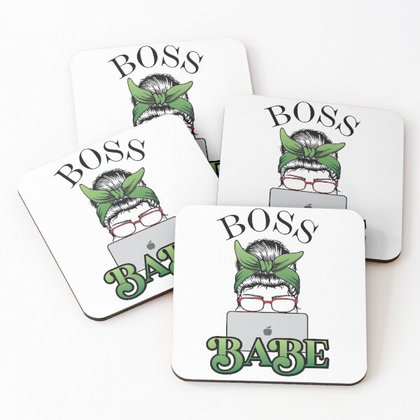 Item preview, Boss Babe Green designed and sold by BoldLens.