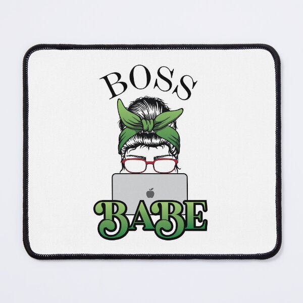 Item preview, Boss Babe Green designed and sold by BoldLens.