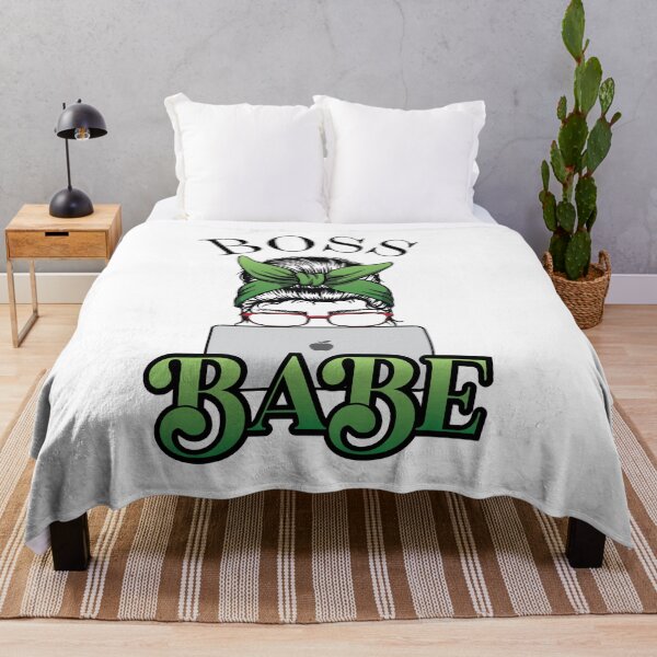 Item preview, Boss Babe Green designed and sold by BoldLens.