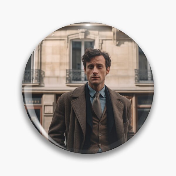 Item preview, French Dispatch actor in front of the building 4 designed and sold by ericpartee.