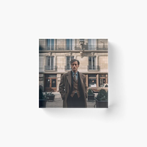 Item preview, French Dispatch actor in front of the building 4 designed and sold by ericpartee.