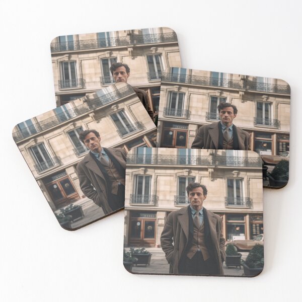 Item preview, French Dispatch actor in front of the building 4 designed and sold by ericpartee.