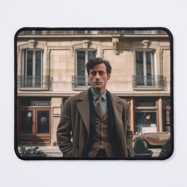Item preview, French Dispatch actor in front of the building 4 designed and sold by ericpartee.