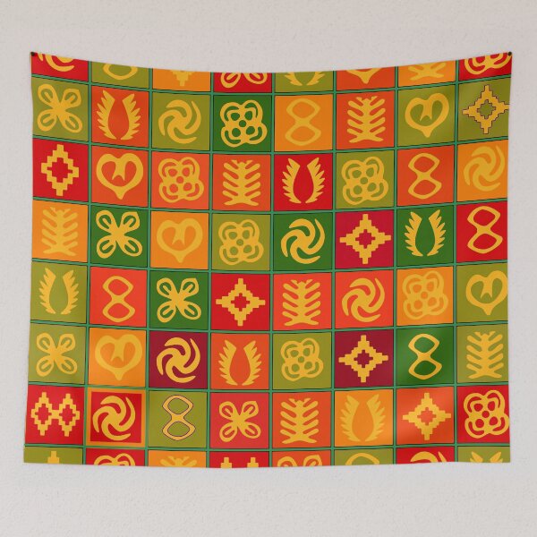 Item preview, Spirit of Africa Symbol Pattern Design 01 designed and sold by blueocan.