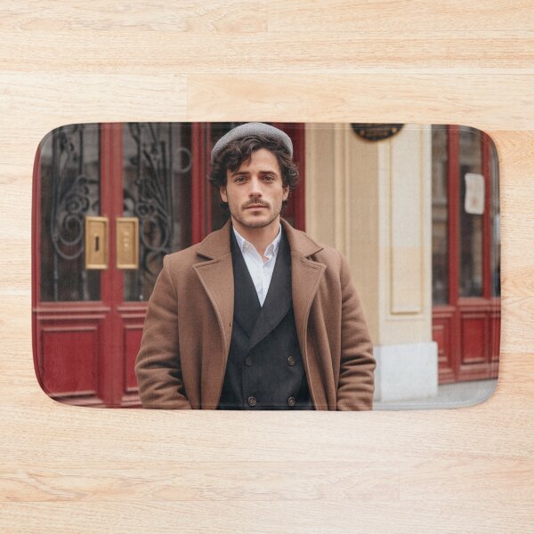 Item preview, French Dispatch actor in front of the building designed and sold by ericpartee.