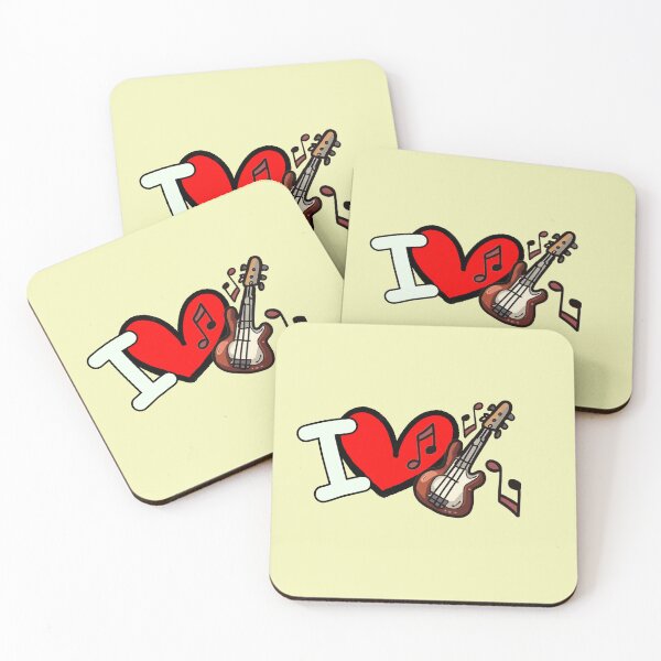 Item preview, I love bass guitar designed and sold by vidademusico.