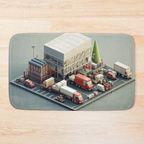 Item preview, Logistic Factory Mockup designed and sold by CarrolyneLorrys.