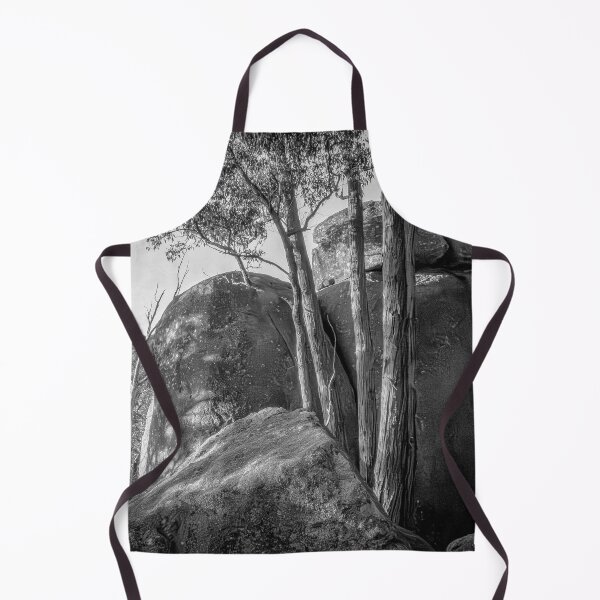 Item preview, Setting Sun at Giant Granite Boulders at the Dog Rocks B&W - Mount Alexander, Victoria designed and sold by Steven Jodoin.