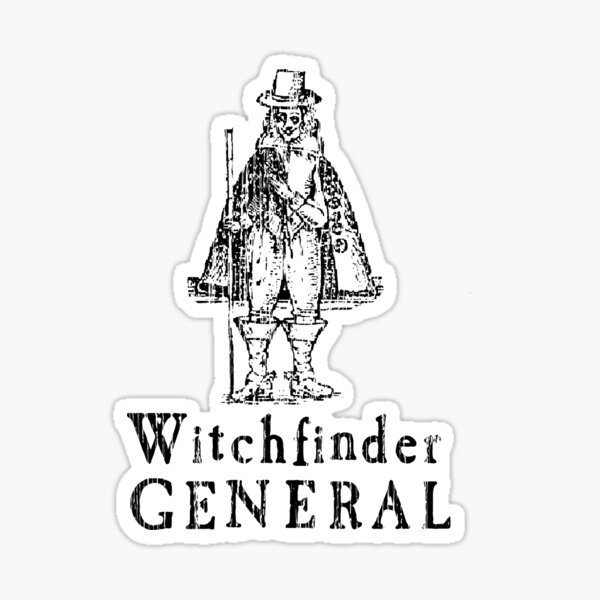 Folk Horror Witchfinder General Witch T-Shirt Gift Sticker