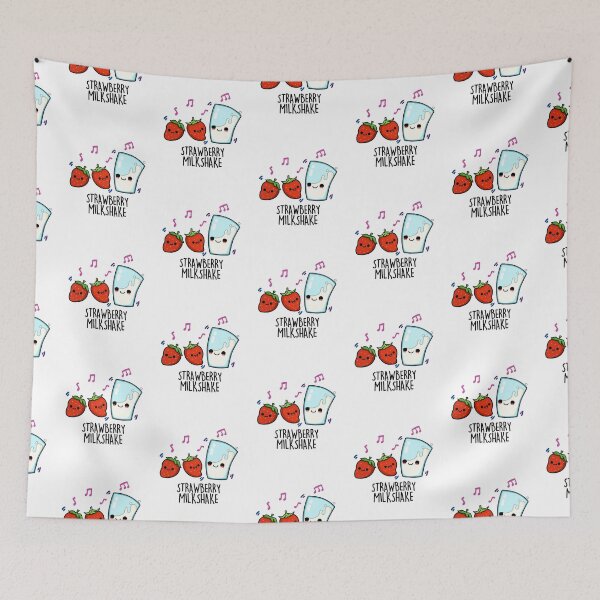 Item preview, Strawberry Milkshake Funny Milkshake Puns  designed and sold by punnybone.
