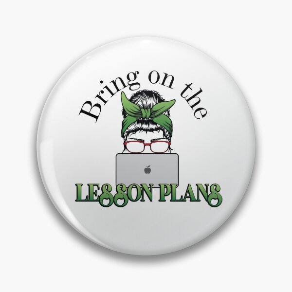 Item preview, Teacher Lesson Plans Green designed and sold by BoldLens.