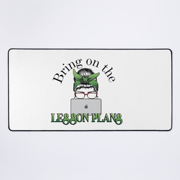 Item preview, Teacher Lesson Plans Green designed and sold by BoldLens.