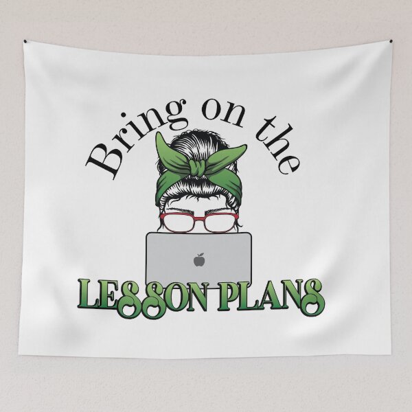 Item preview, Teacher Lesson Plans Green designed and sold by BoldLens.