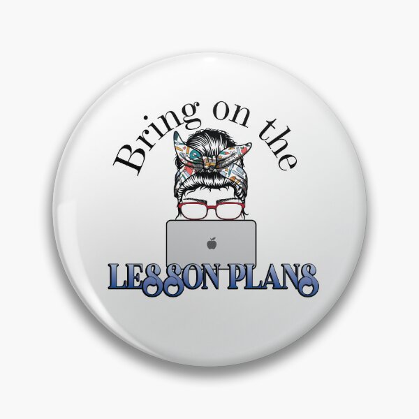 Item preview, Teacher Lesson Plans Blue designed and sold by BoldLens.