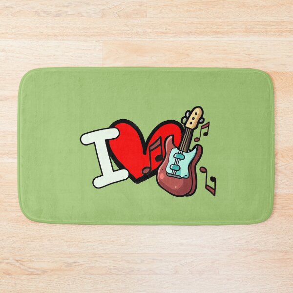 Item preview, I love electric guitar designed and sold by vidademusico.