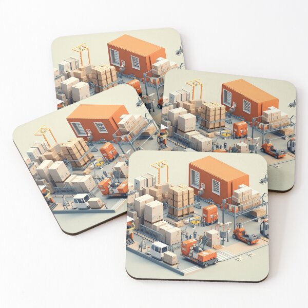 Item preview, Logistic Factory Mockup designed and sold by CarrolyneLorrys.