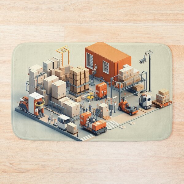 Item preview, Logistic Factory Mockup designed and sold by CarrolyneLorrys.