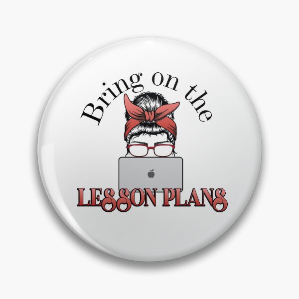 Item preview, Teacher Lesson Plans Red designed and sold by BoldLens.