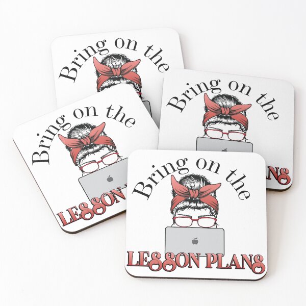 Item preview, Teacher Lesson Plans Red designed and sold by BoldLens.